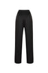 Straight Cut Trousers With Metal Detail